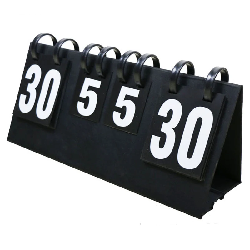 Большой четыре табло с цифрами Оценка Хранитель Портативный Флиппер сальто до 99