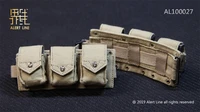 in stock 16th al100027 us army military soldier machine gun ammunition pack bags belt model for doll action collectable