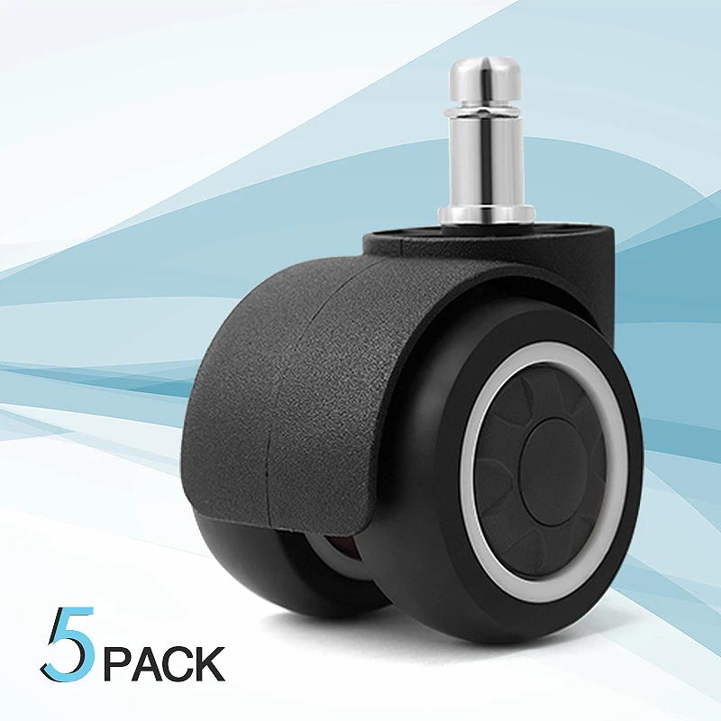 

Колеса для офисных кресел NAIERDI, 5 шт., из мягкой резины