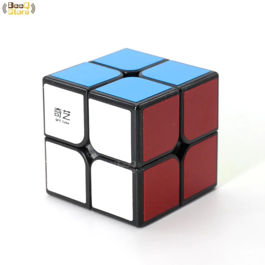 Qidi 2x2 Speed Cube QidiS 2X2X2 50mm Puzzle Professional Magico Cubo Educational Toy Kid 2x2x2 Magic Black Stickerless | Игрушки и хобби