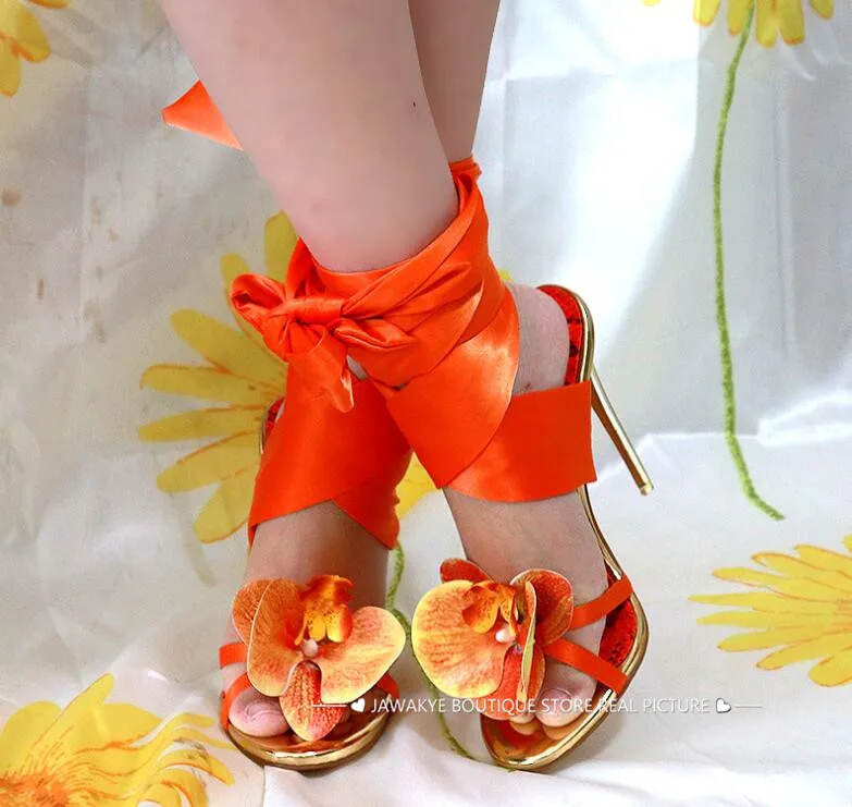 Женские Сатиновые сандалии JAWAKYE с квадратным носком на тонком каблуке ремешком