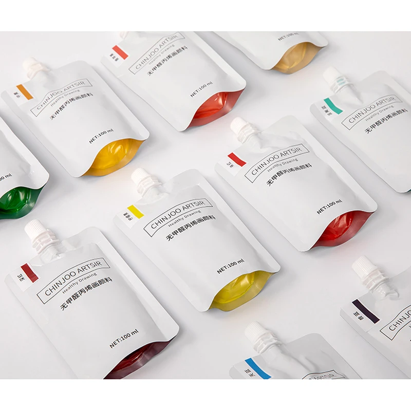 100 мл портативная акриловая краска ручная роспись водонепроницаемая сделай сам