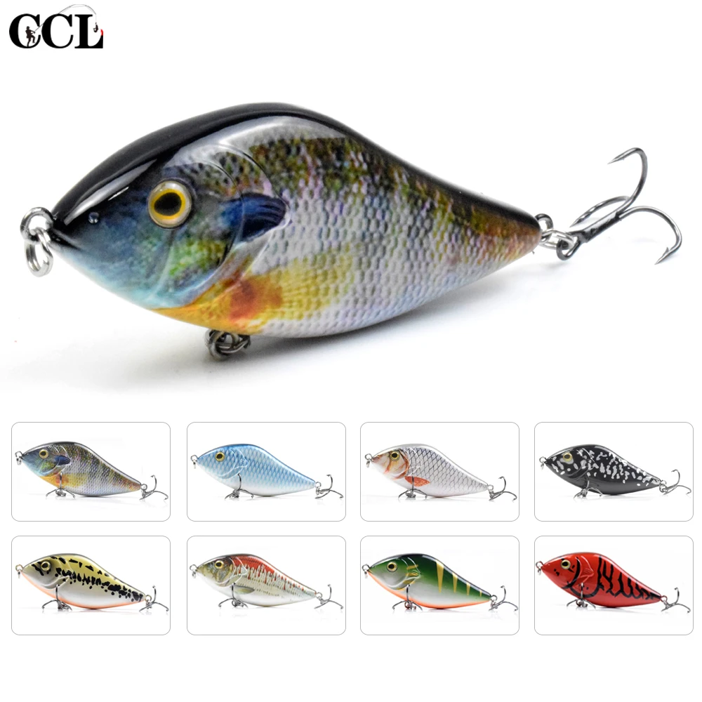 

CCLTBA 10cm 45g Hard Wobbler Rattle Jerkbait Fishing Lures Sinking Glide Jerkbait Bass Pike Fishing Tackle New Colors