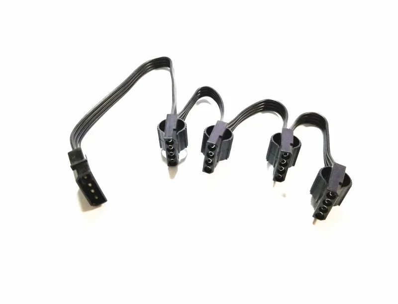Удлинительный кабель IDE 1-4 4-контактный разъем Molex для 4-контактного гнездового