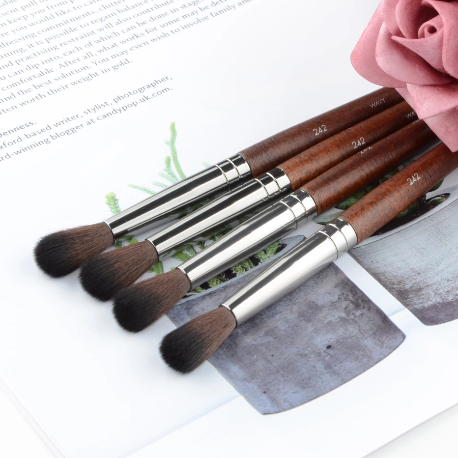 1 шт. #242 основная Кисть для макияжа кисть размазывания век теней натуральные