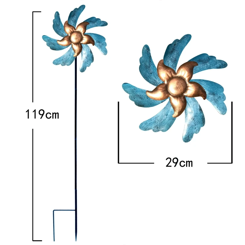 

2021 New Bird Repellent Pinwheels Windmill Indoor Outdoor Large Wind Spinner Sculptures Garden Patio Yard Decor