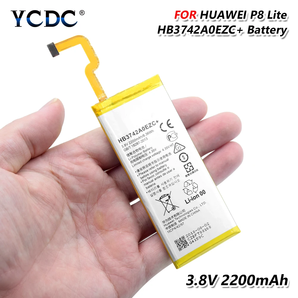 2019 YCDC 100% Новый оригинальный HB3742A0EZC для оптики + сменная батарея Huawei P8