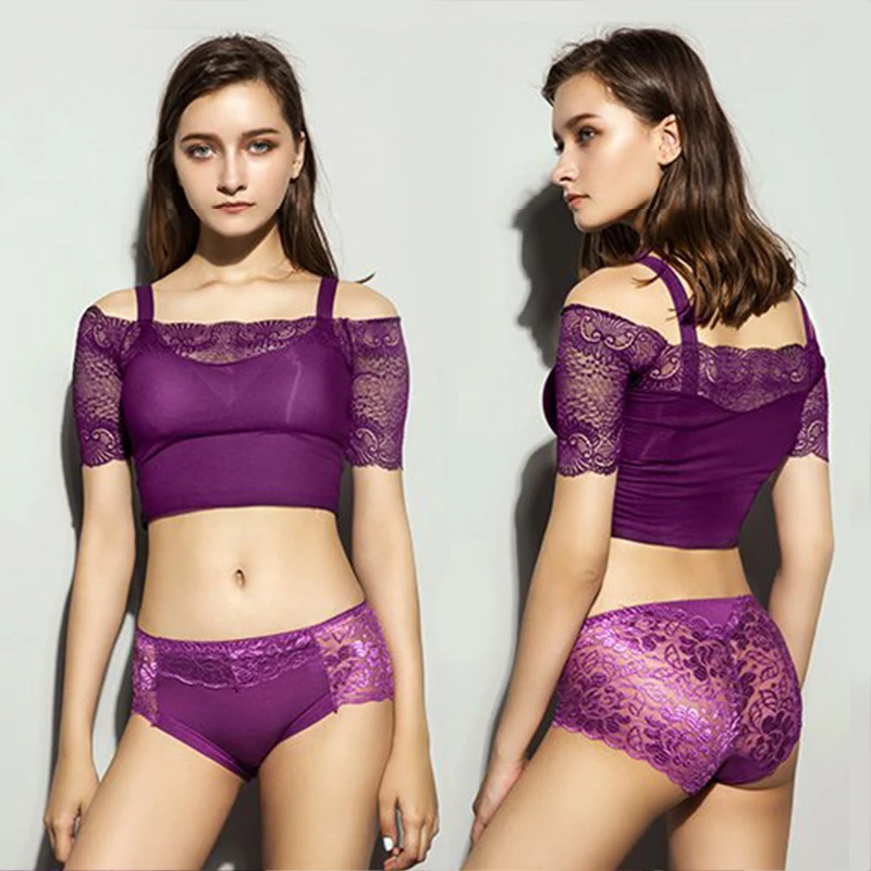 

Women Mid Waist Floral Embroidery Panties Sexy Lace Underwear Knickers Lingerie Female Seamless Briefs Skin-friendly Panties