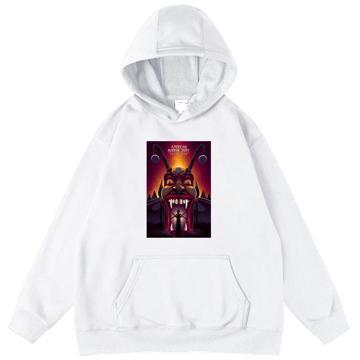 

American Horror Story Tv Show Cartoon Character Men's Hoodies Unisex Oversized Hoodie Hooded Sweatshirts Streetwear Pullover