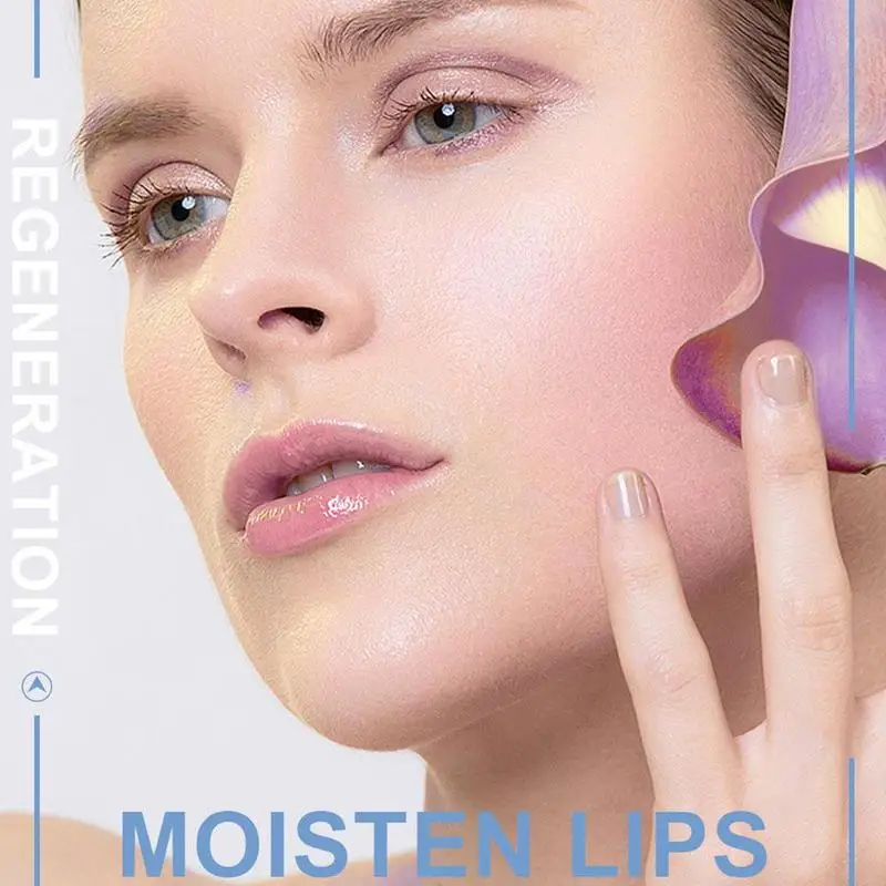 

1pcs Petal Transparent Lip Gloss Lip Oil Moisturizing Nutritious Makeup Long Product Hydrating Gloss Lip Lasting Natural Be U3A3