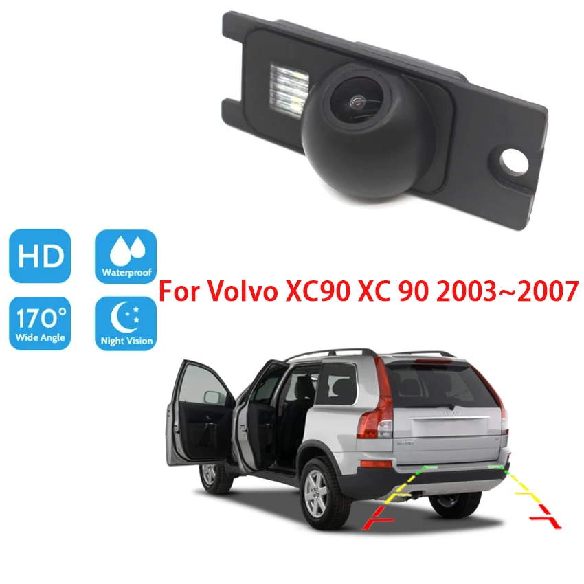 

Автомобильная камера заднего вида для Volvo XC90 XC 90 2003 2004 2005 2006 2007 CCD Full HD, ночное видение, обратное резервная камера водонепроницаемая