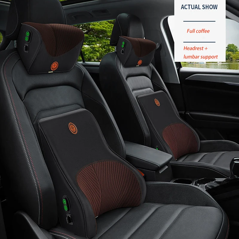 Автомобильная Массажная подушка на талию для шеи электрическая Подушка сиденья