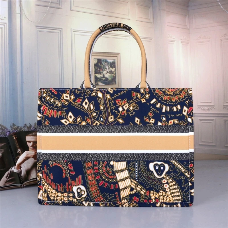 

Bag 2021 Ladies Brand Messenger Bag Retro Pattern Shoulder Bag Quality Canvas Ladies Luxury Bag Handbag