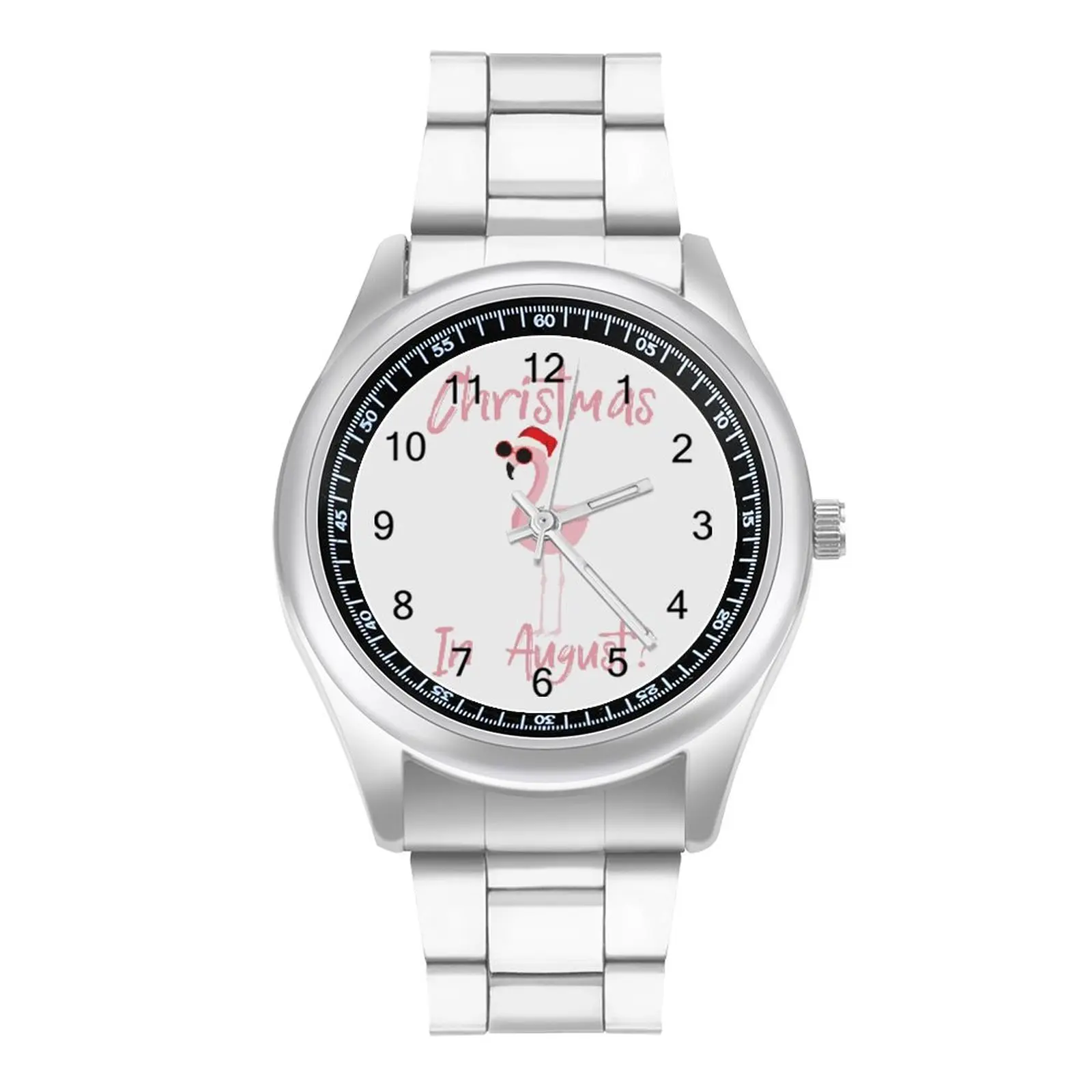 

Кварцевые часы с фламинго, дизайнерские крутые наручные часы из нержавеющей стали, спортивные наручные часы для подростков