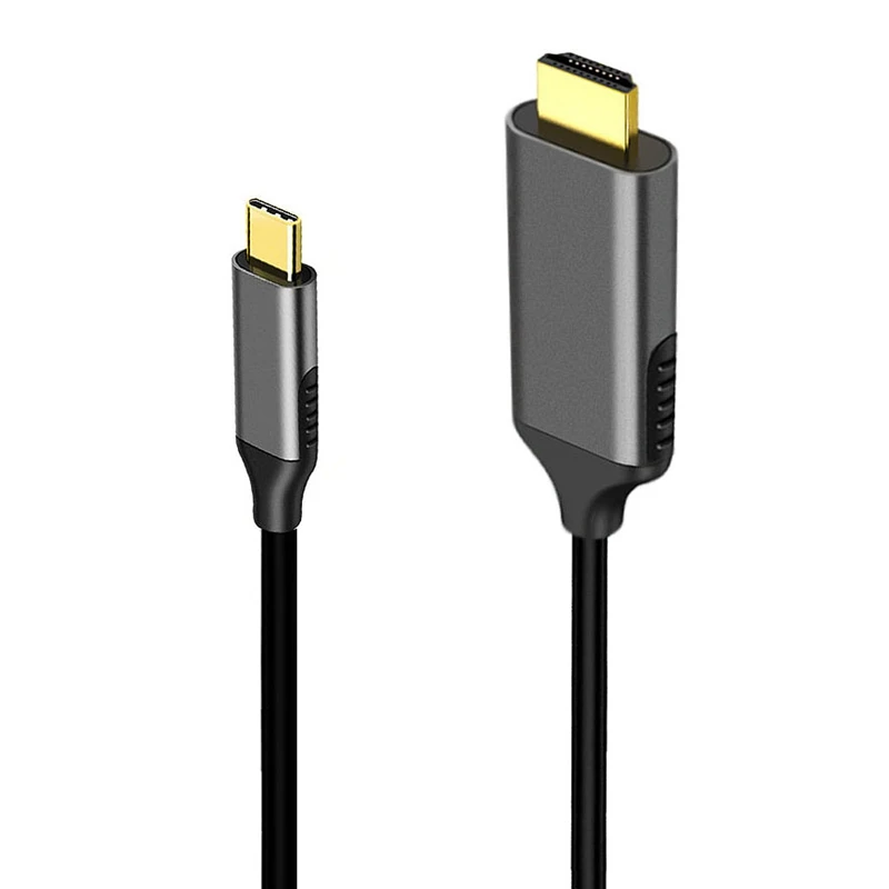 USB C к HDMI кабель адаптер 4K 60Hz Thunderbolt 3 совместимый для Android телефона ChromeBook и т.