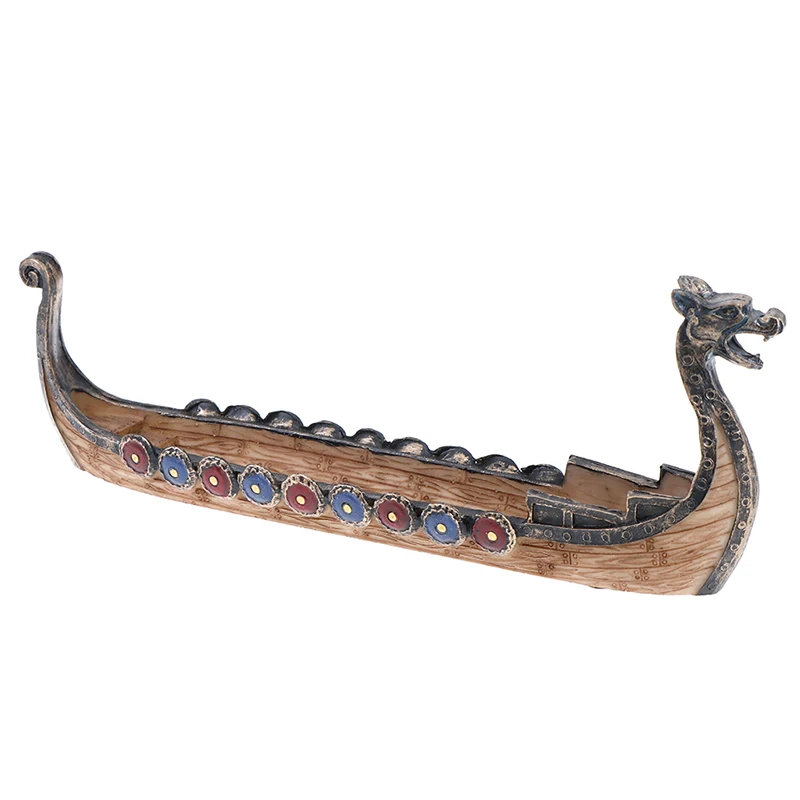 1 шт. Ретро Курильницы традиционным дизайном Драконья лодка подставка для