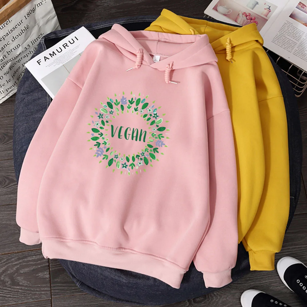 Streetwear Letters Vegan Hoodie Sweatshirts Womens Hoodies Harajuku Sweetshirt Homem Woman Plus Size Punk Cool Hoodie Sweatshirt
