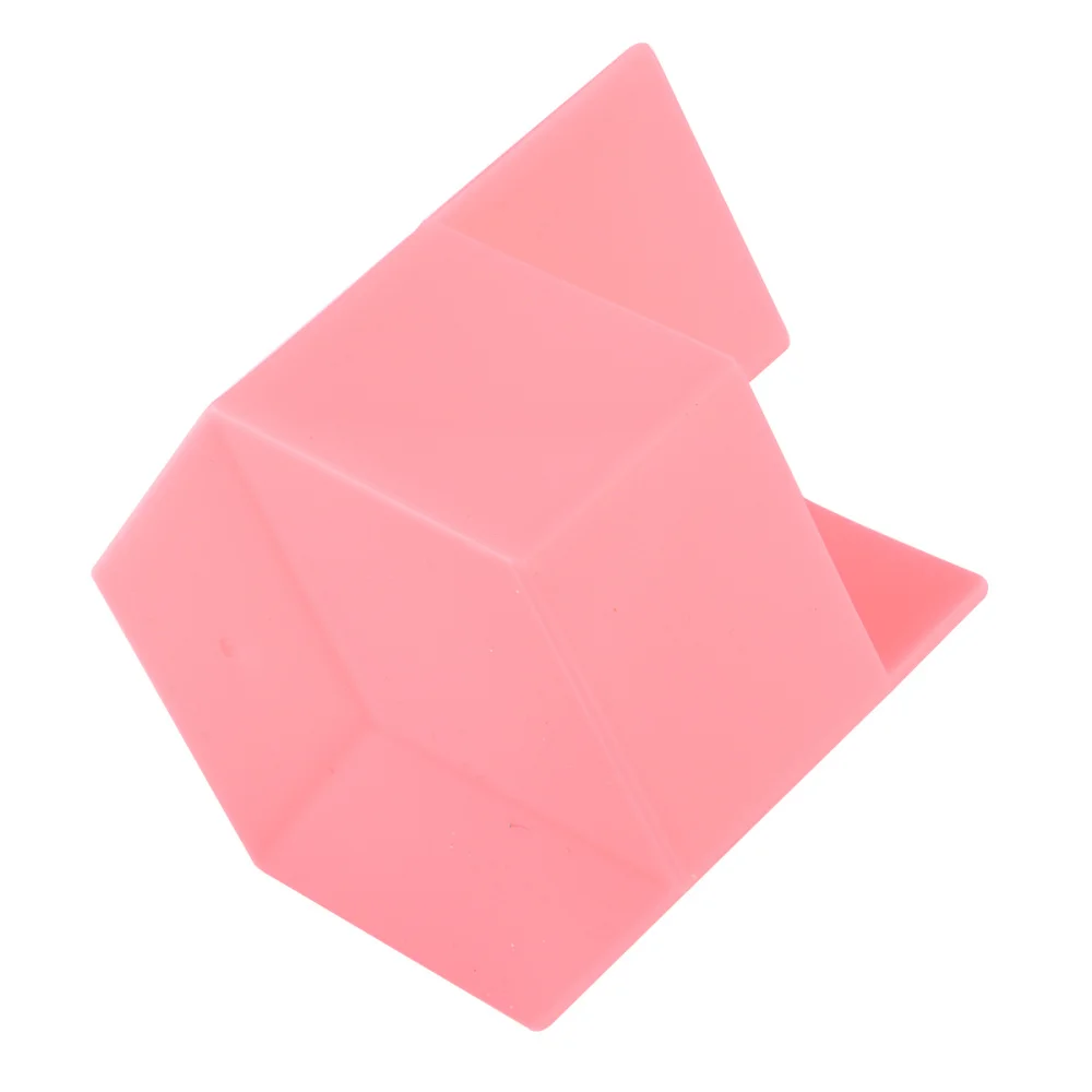 

2pcs Three Lattice Pen Container Rhombic Pen Holder Multi - functional Storage Bucket Desktop Decorations Blue