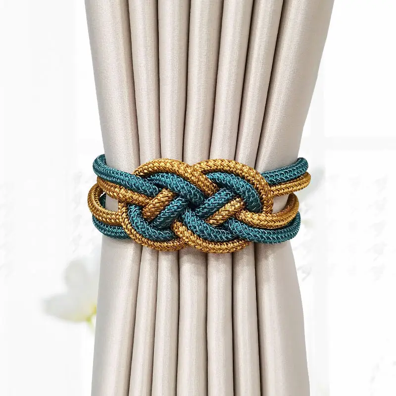 

2Pcs Magnetic Curtain Clip Curtain Holder Tieback Buckle Clip Buckle Pearl Tie Backs Curtain Accessories Home Decoration