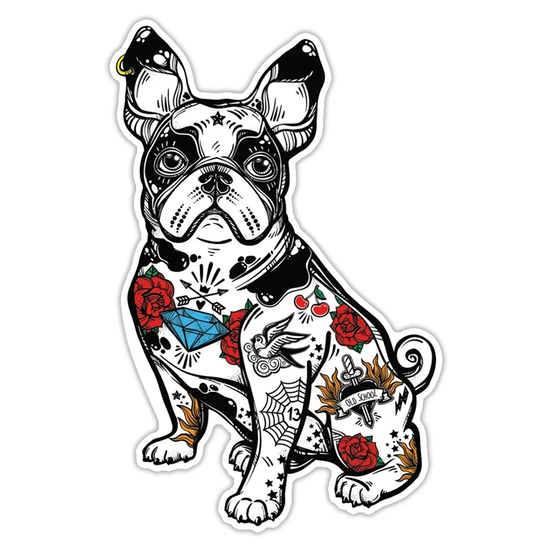 

S50806# 13CM/17CM Personality PVC Decal For BAD BOSTON Waterproof Car Sticker on Motorcycle Laptop Decorative Accessories