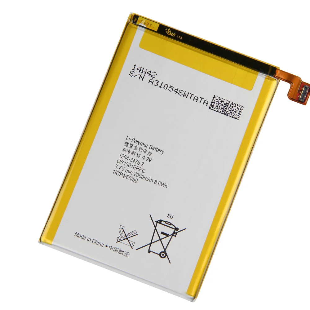Оригинальная запасная батарея LIS1501ERPC для Sony L35h Xperia ZL Odin C650X X ZQ аутентичная