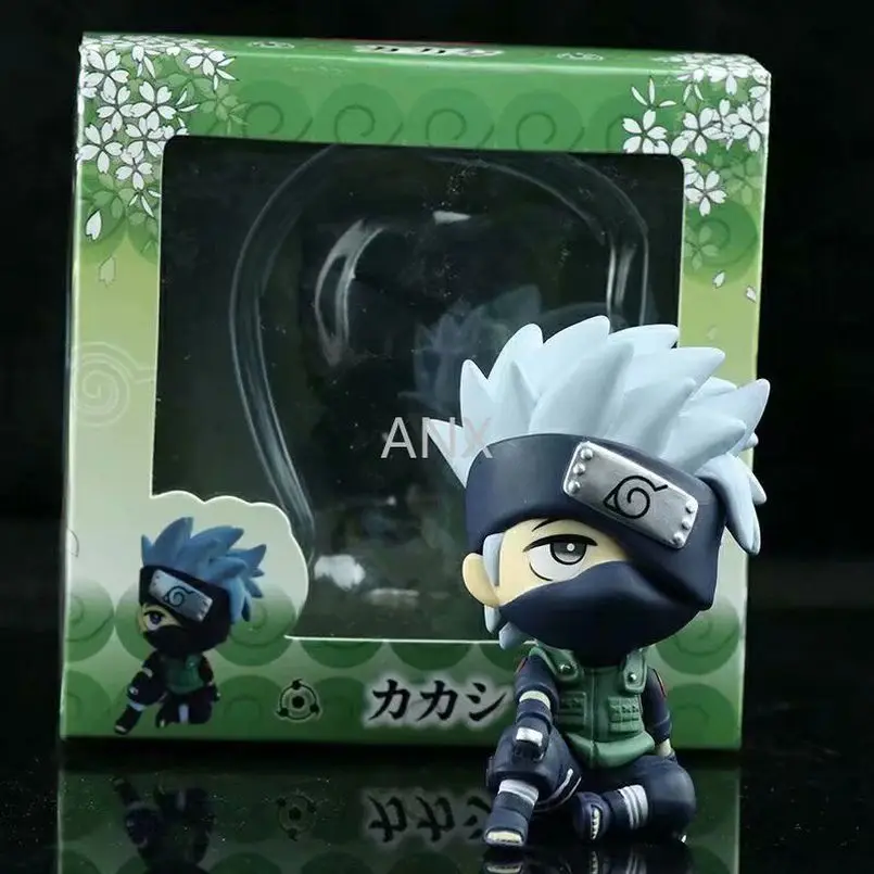 

8cm Anime Naruto Figure Q version Kakashi Naruto PVC Action Figure Collection Model Toys Kakashi figure Anime Gifts