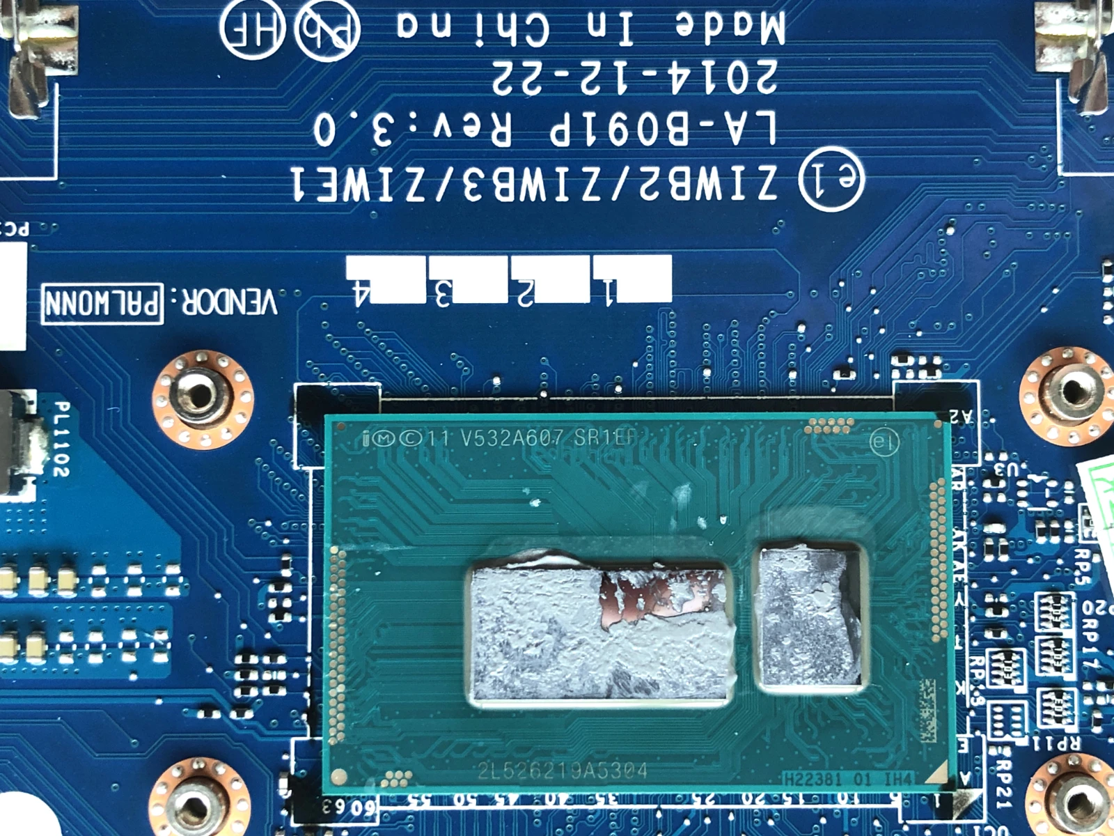 Высокое качество FRU 5B20G46259 для Lenovo B50-70 N50-70 материнская плата ноутбука ZIWB2/ LA-B091P SR1EF