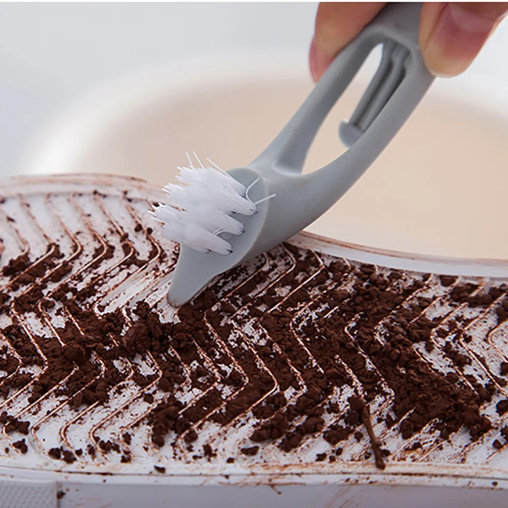 Щетка для обуви с двумя головками длинная пластиковая ручка щетка мытья щетки