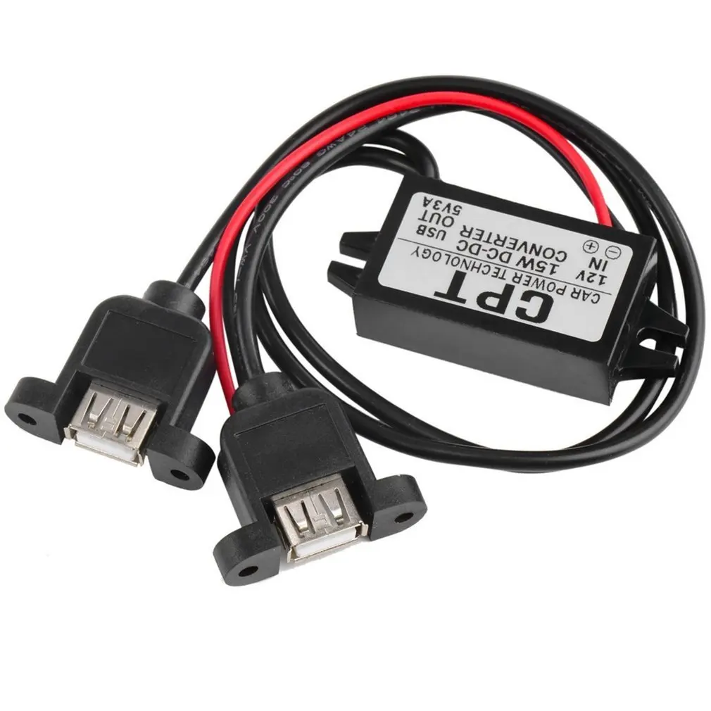 

Car Power Converter Module Single/Double Micro USB 12V To 5V 3A Adapter Regulator 15W CPT-UL-6 and 10W CPT-HUL-6