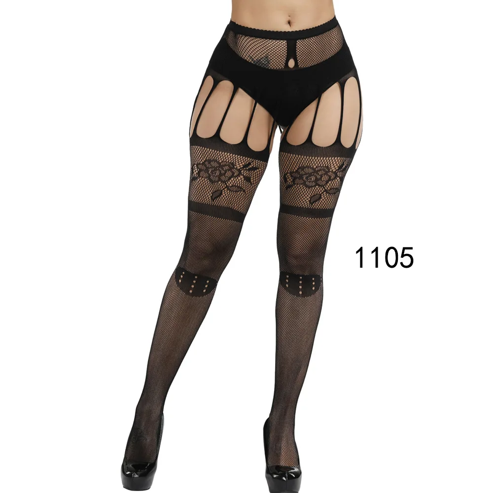 New Arrival Solid Stockings Women Sexy Thigh High Fishnet Nylon Long Socks Sex Belt Standard Over Knee Socks Sexy Lingerie