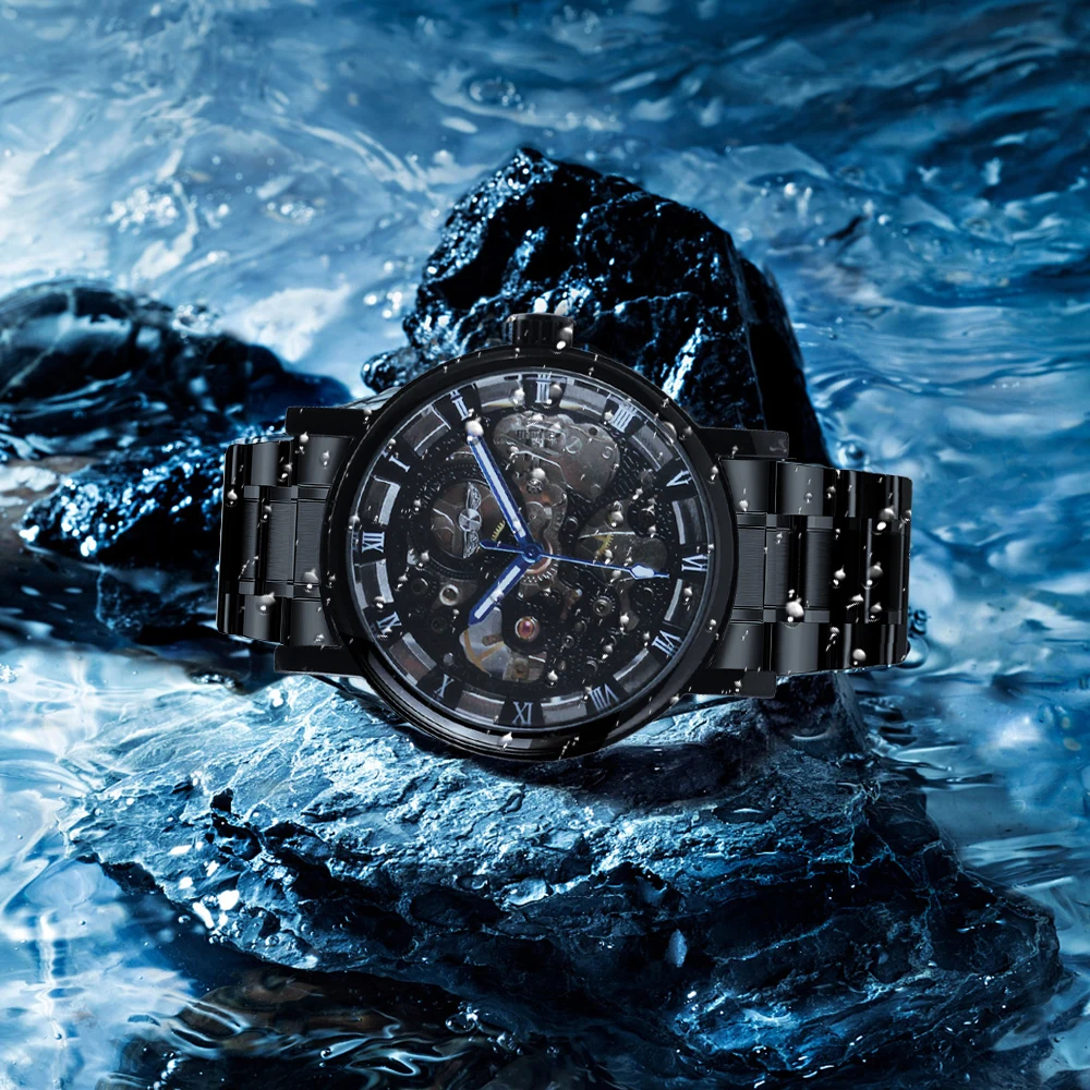 Механические часы победителя Для мужчин автоматические мужские военные 2021