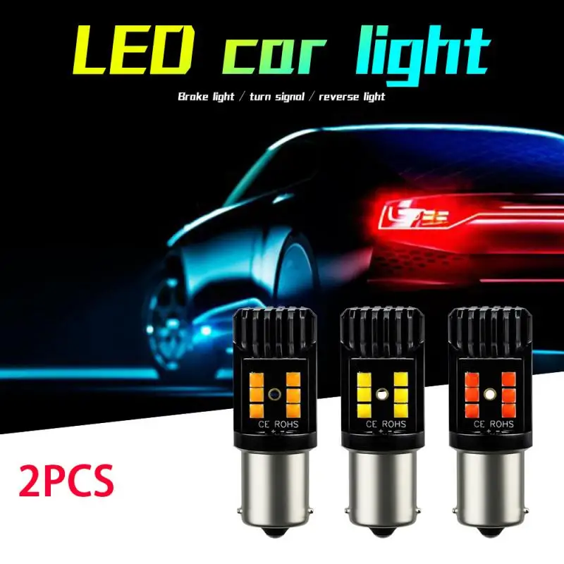 

Комплект из 2 супер ярких 1156/1157 / T20 / T25 12LED 6500K автомобильные стосветильник лы, задние фары s красные лампы для указателей поворота TXTB1