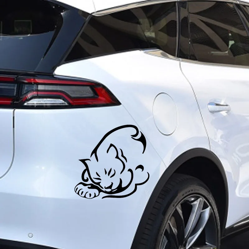 YJZT x см забавные наклейки с животными для автомобиля милые виниловые котом и