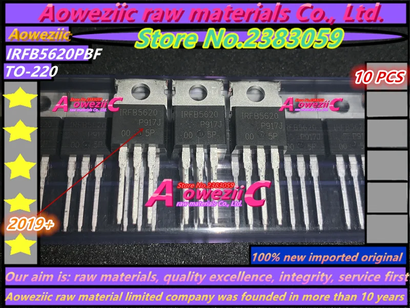 Aoweziic 2019 + 100 новый импортный оригинальный IRFB5620 IRFB5620PBF TO 220 МОП транзистор с полевым