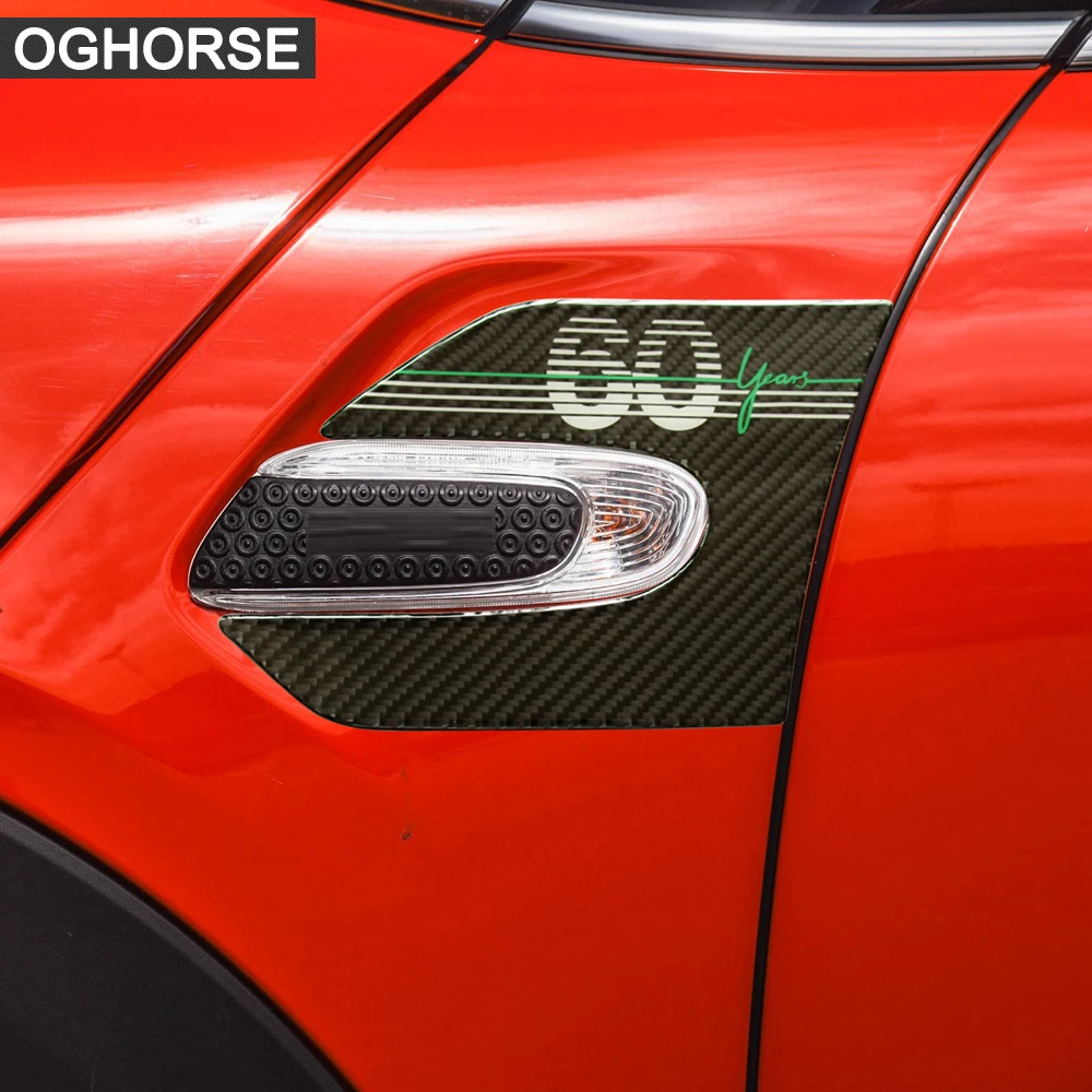 Наклейки из натурального углеродного волокна для боковых крыльев автомобилей 2