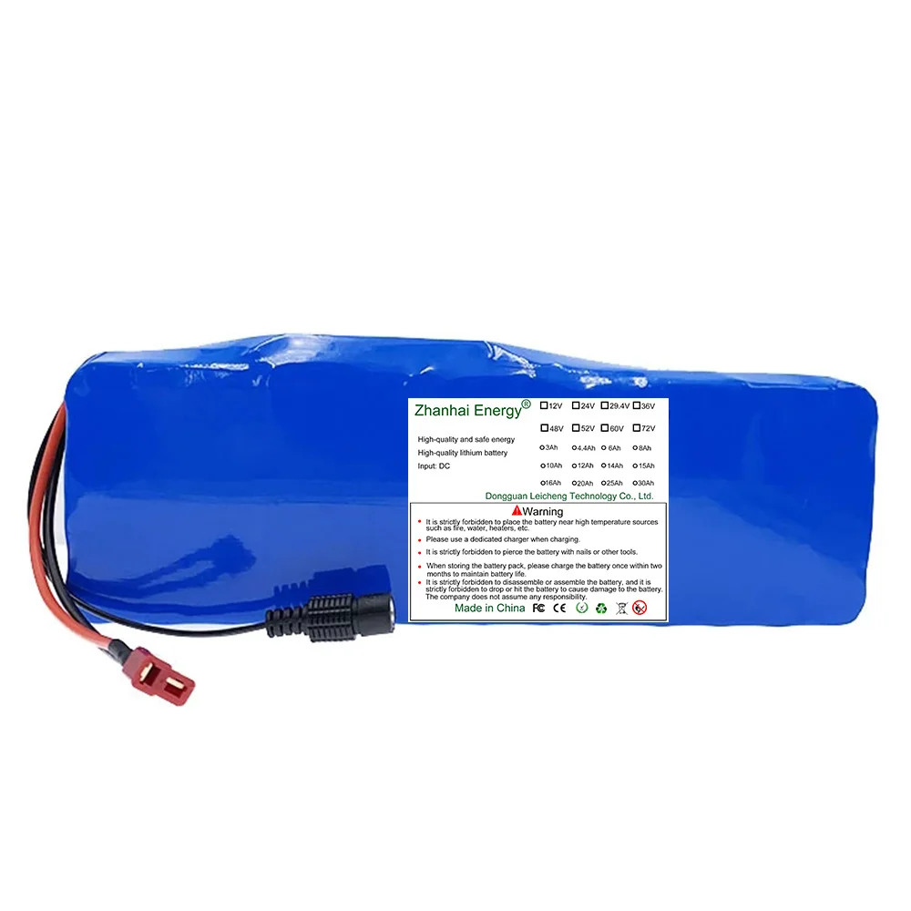 

Литий-ионный аккумулятор 48 В, 8 Ач, 13S, 3P, 18650 для электровелосипедов, скутеров, 750 Вт