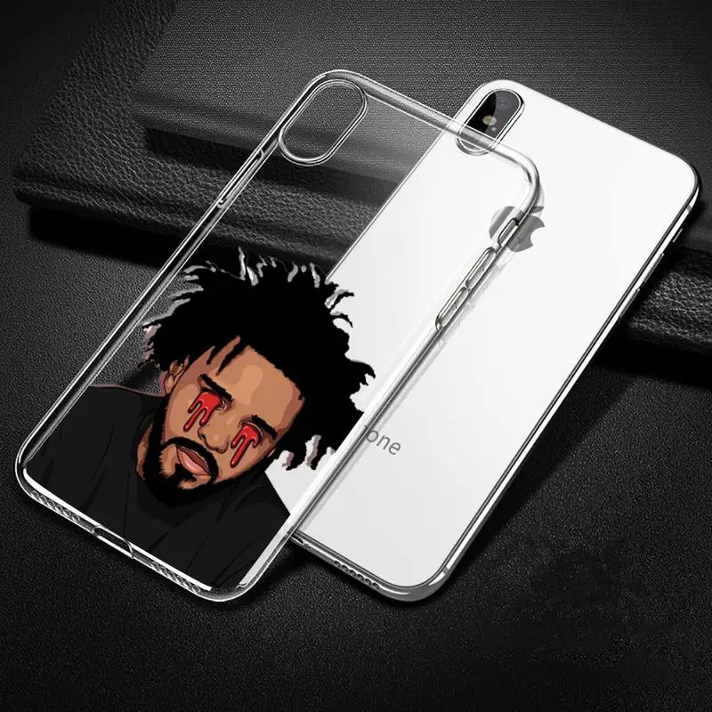 

Rapper Y61 J. Cole STAR SHOW Phone Case Transparent for iPhone Samsung A S 11 12 6 7 8 9 30 Pro X XS Max XR Plus lite