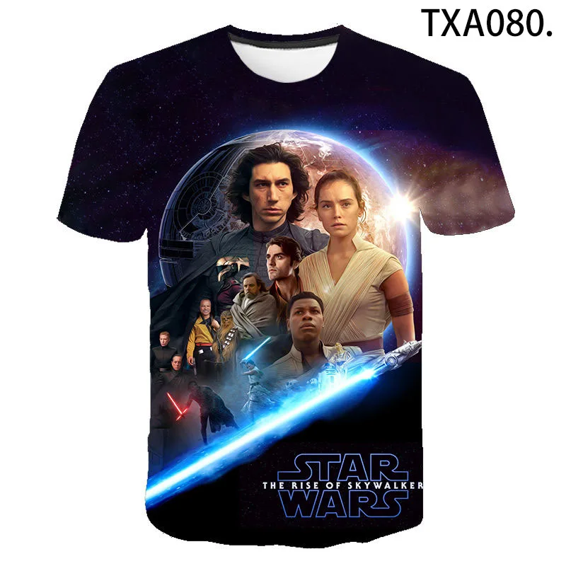 

Summer 3D T shirt star Wars Movie Men Women Children Fashion Streetwear Boy Girl Kids Printed T-shirt Cool Top Tee plus size 6XL
