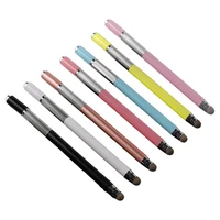 2 in1 capacitive pen stylus stylus touch screen for ios android drawing pen writing universal smart phone tablet metal pen