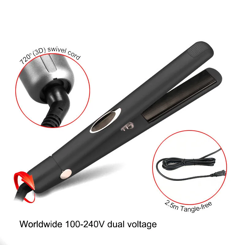 

NEW infrared hair iron Quick Heating Iron with wide hair salon steam styler professional straighteners ceramic
