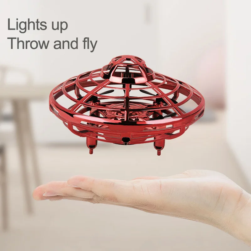 Индукционный ручной мини Дрон Электрический Летающий НЛО для мальчиков