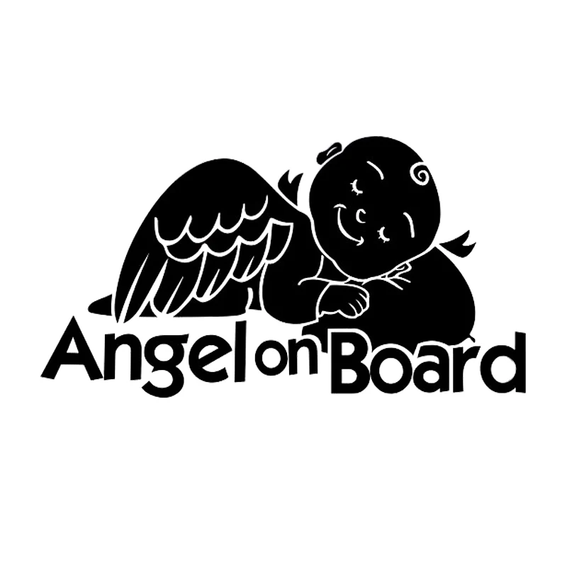 16*8 6 см Ангел на борту милые и интересные модные стикеры наклейки мотоцикл бампер