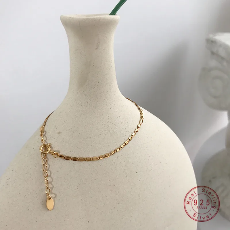 

HI MAN 925 Sterling Silver Korea Simple Temperament Bracelet Women Summer Fashion Charm Everyday Small Jewelry