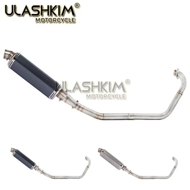 Мотоцикл Полная выхлопная система Escape Модифицированная средняя звеньевая труба