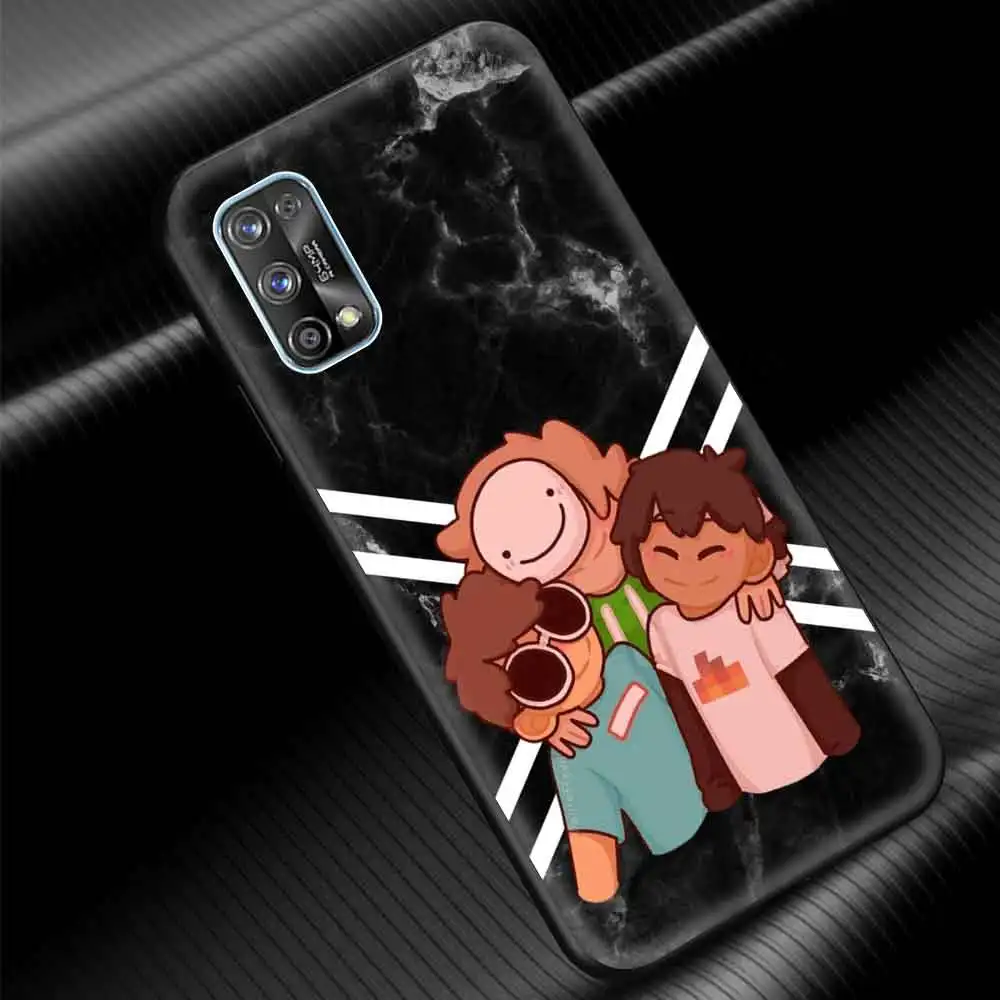 anime dream smp bag fundas case for oppo a52 a53 silicone soft tpu black cover for oppo a9 2020 luxury shockproof shell coque free global shipping