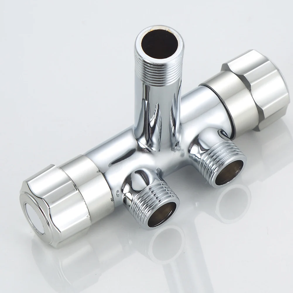 Newly 3 Way Triangular Valves One Into Two Out Double Water Angle Multi-function for Home XSD88 | Обустройство дома