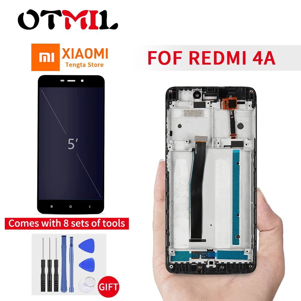 100% протестированный ЖК дисплей для XIAOMI Redmi 4A 5 0 дюймов сенсорный экран дигитайзер