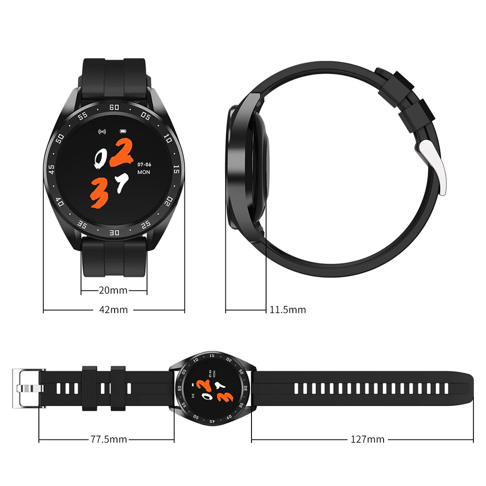 

Waterproof Smart Watch IPS Screen Sleeping Heart Rate Monitor Sports Fitness Watches @M23