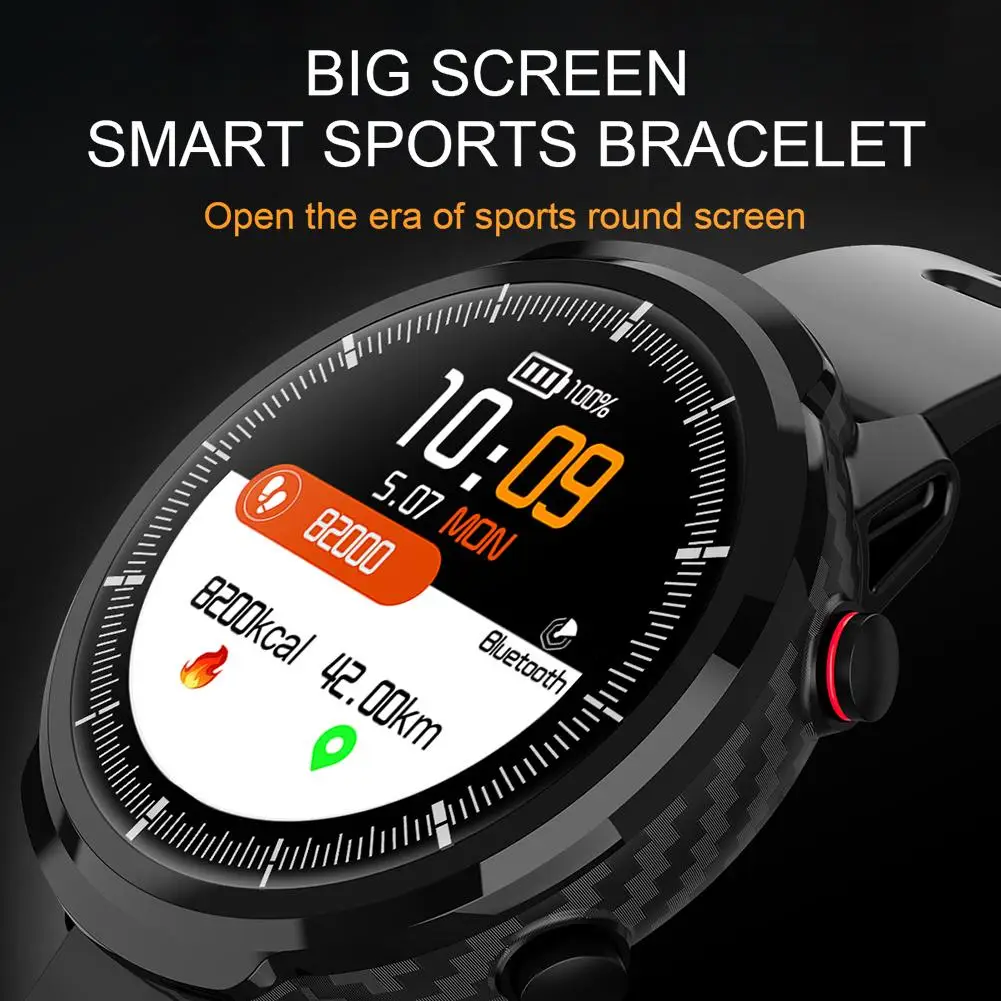 Спортивные Смарт часы мужские водонепроницаемые мониторинг сердечного ритма