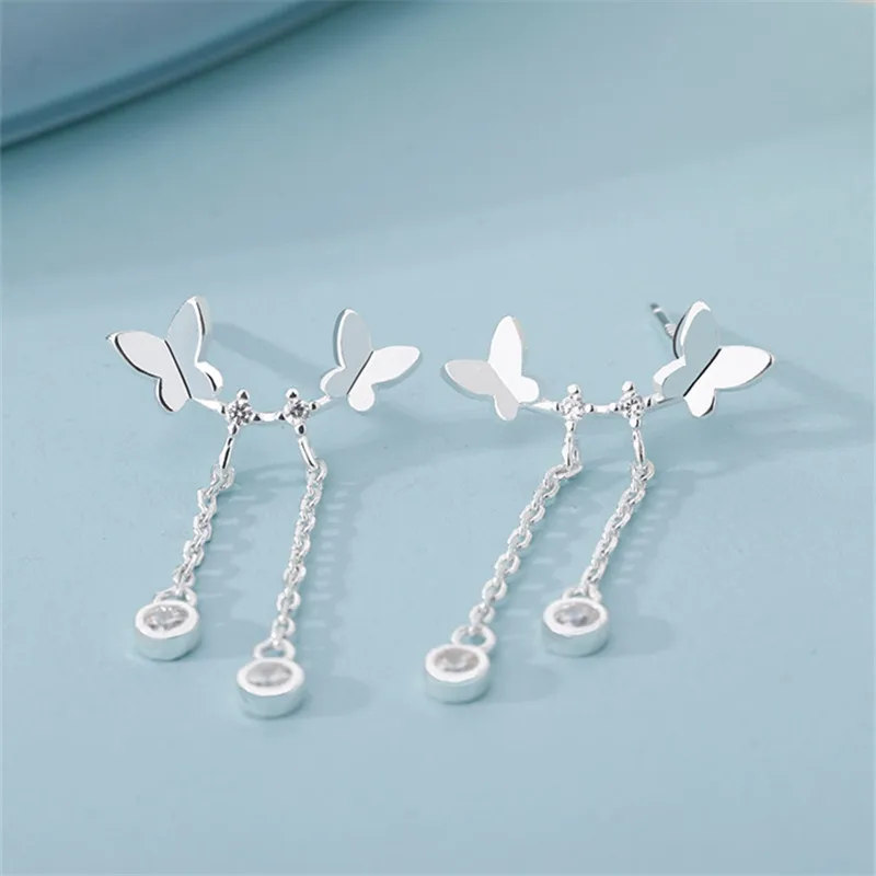 Серьги-подвески женские гипоаллергенные из серебра 925 пробы eh1252 | Украшения и